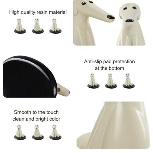 Rideco Modern Decor Resin Dog Sculpture Magnetic Holder & Tray - Picture 12 of 14